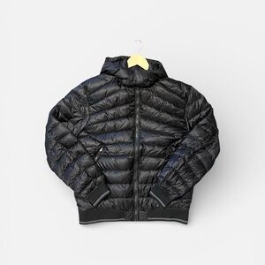 lululemon athletica Black Hooded Puffer Jacket